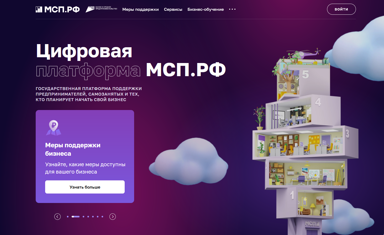 Регистрируйся на цифровой платформе МСП.РФ.