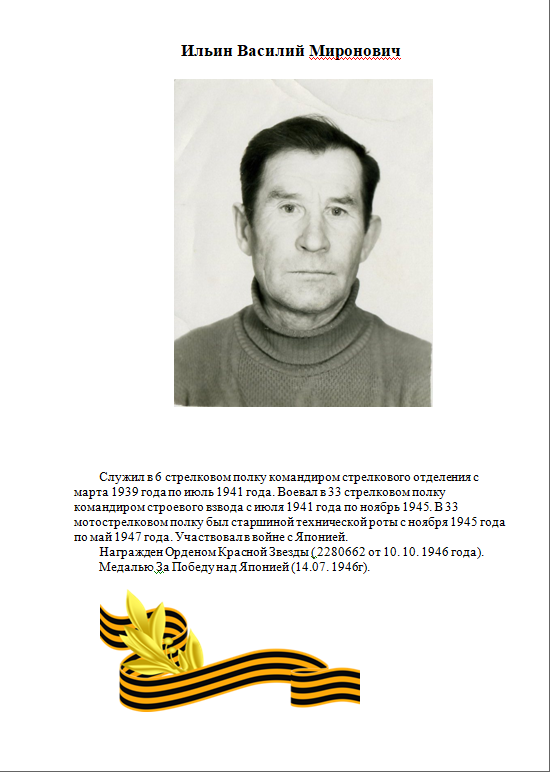 Ильин Василий Миронович.