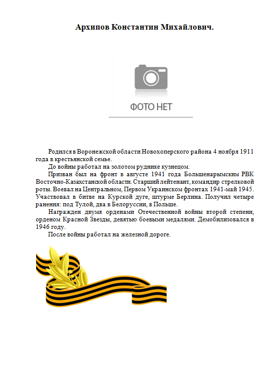 Архипов Константин Михайлович.