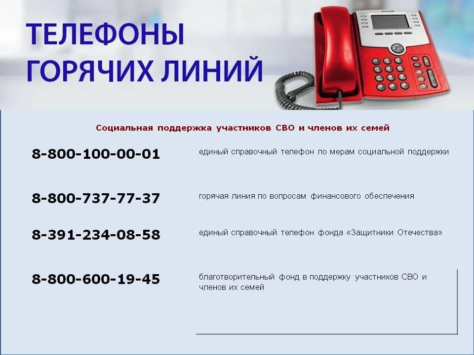 Меры поддержки участников СВО и членов их семей.