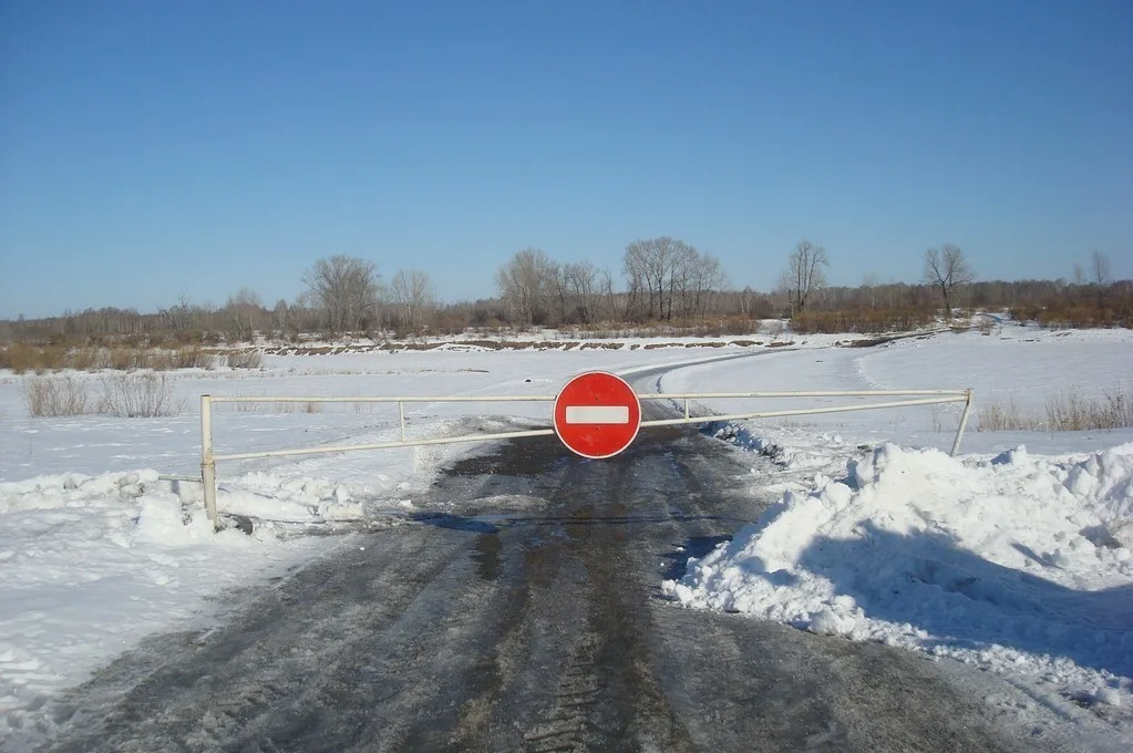 В Бирилюсском районе закрыты все переправы.